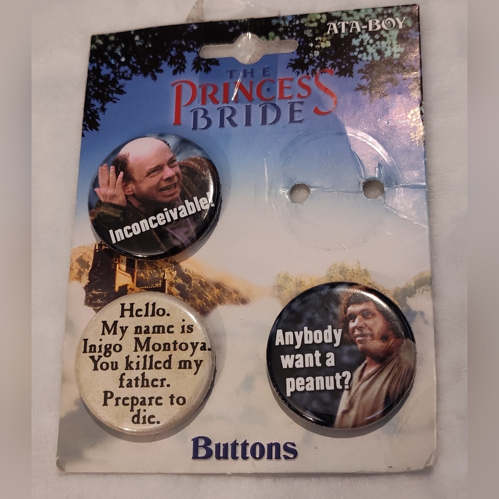 Vintage Princess Bride Pins (3)